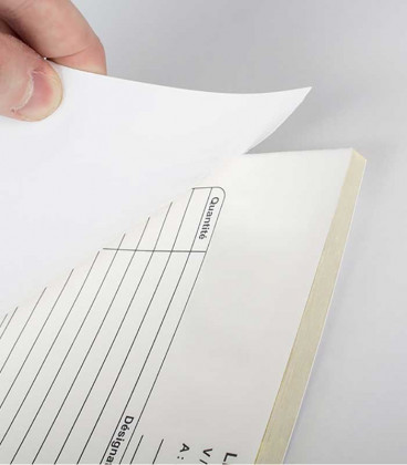 Bloc de papel reposicionable