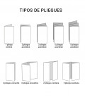 Folleto plegado 21x21 cm