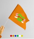 Banderes de colors amb pal