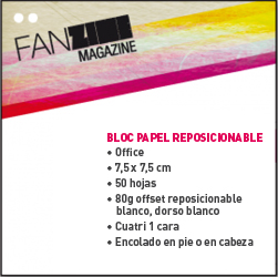 Bloc papel reposicionable 1